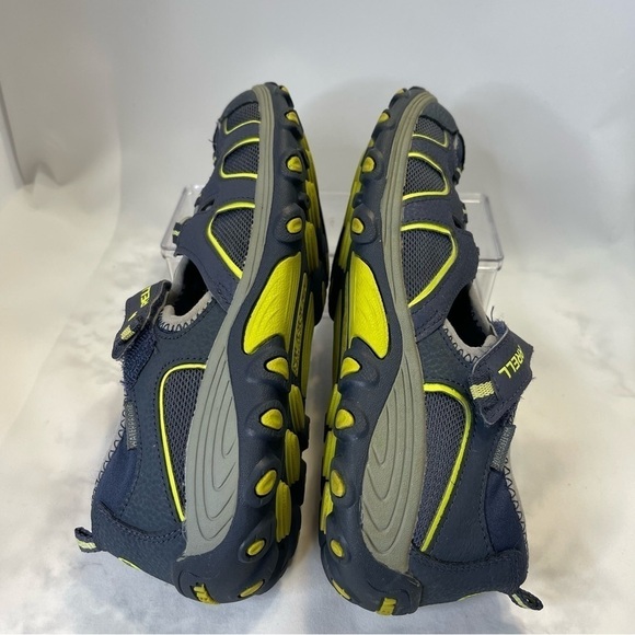 Merrell's ML-B H20 Hiker Sandals Size 7W Textile/Leather Upper Blue/Green - Picture 2 of 11